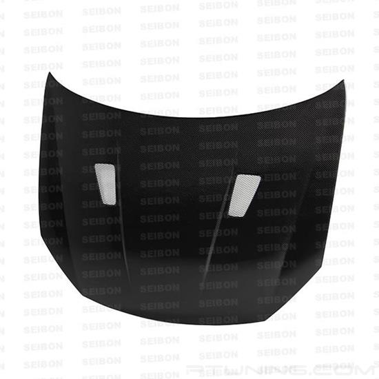 Picture of TM-Style Carbon Fiber Hood with Shaved Emblem