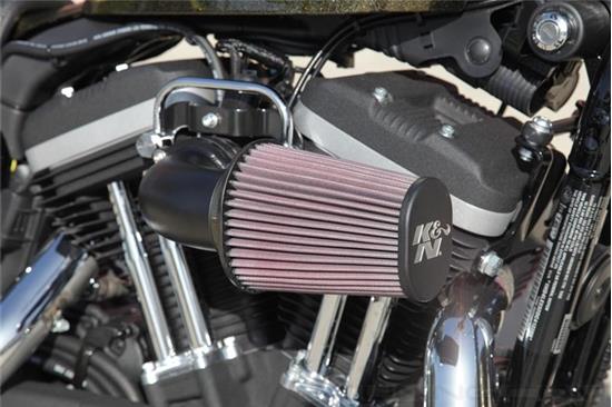 Picture of AirCharger Aluminum Black Cold Air Intake System with Red Filter