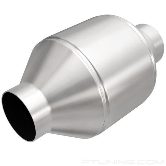 Picture of Heavy Metal Non-Heatshield Covered Universal Fit Round Body Catalytic Converter (3" ID, 3" OD, 8.75" Length)