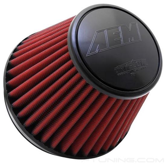 Picture of DryFlow Synthetic Air Filter - Red, Round, Tapered