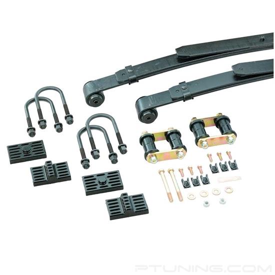 Picture of 1.5" Sport Diamond Cut Rear Lowering Leaf Springs and Shackles