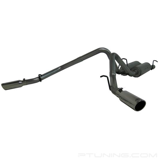 Picture of Installer Series Aluminized Steel Cat-Back Exhaust System with Split Side Exit