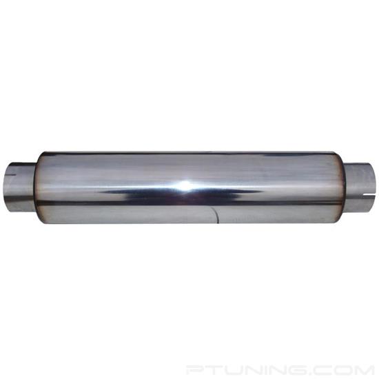 Picture of Pro Series 304 SS Round Exhaust Muffler (4" Center ID, 4" Center OD, 30" Length)