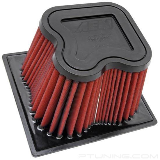 Picture of DryFlow Synthetic Air Filter - Red, Unique Shape