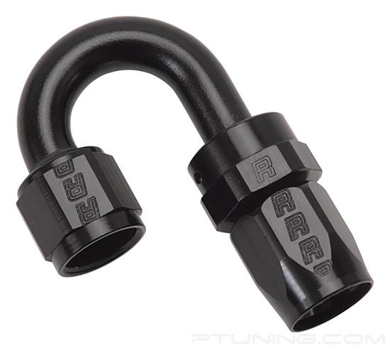 Picture of Full Flow 10AN 180 Degree Swivel Hose End - Black