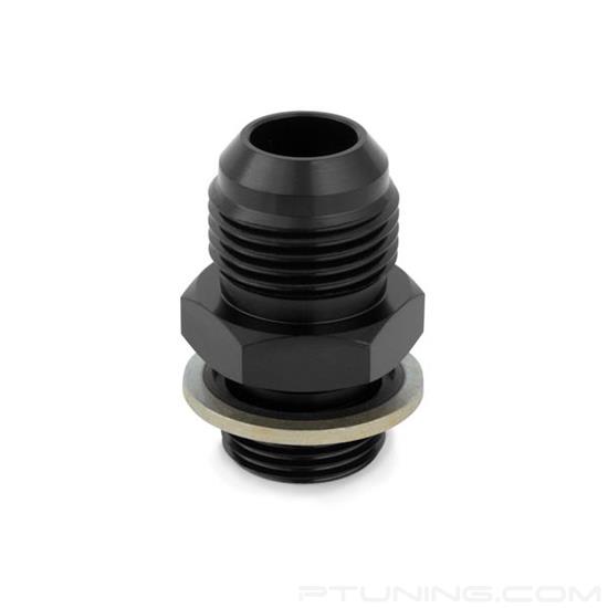 Picture of Oil Sandwich Plate Oil Line Fitting - Black (M10 x -10AN)