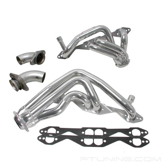 Picture of Tuned Length Steel Silver Ceramic Coated Short Tube Exhaust Headers