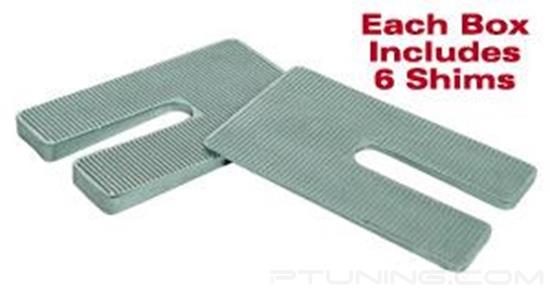 Picture of Heavy Duty Truck Axle Shim (Zinc Alloy, 2.5" x 5", 1.0 Degree) (Pack of 6)