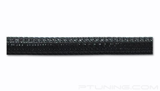 Picture of Flexible Split Sleeving, 3/4" OD, 10 Foot Length, Polymer Plastic - Black
