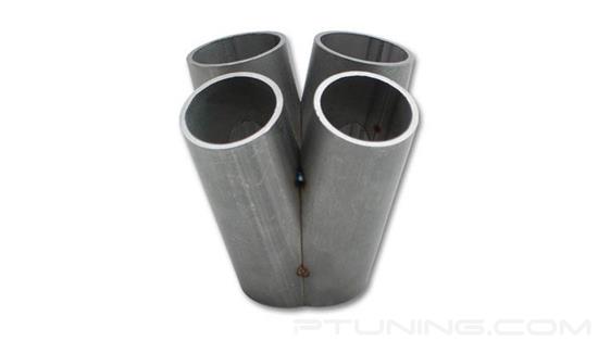 Picture of 4 into 1 Turbo Manifold Merge Collector for GT28/30/35 Inlet Flange, 48mm Pipe OD, 4.5" Tall, 58mm Outlet, 304 SS Schedule 10