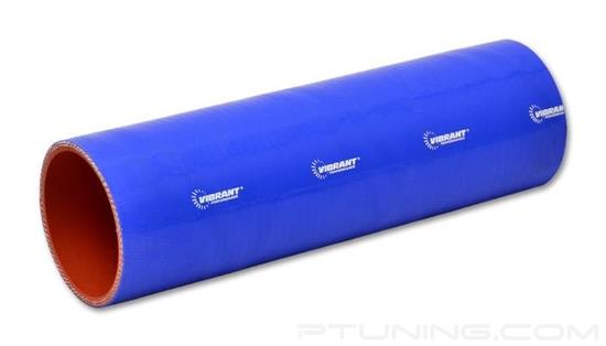 Picture of Silicone Straight Coupler, 4-Ply, 1.75" ID, 12" Length - Blue