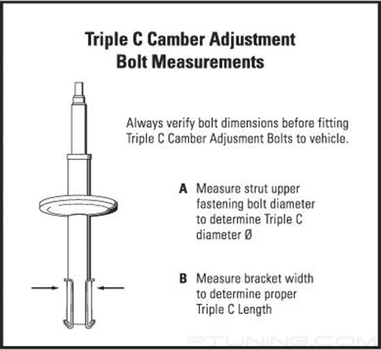 Picture of Front Triple C Camber Adjustment Bolt