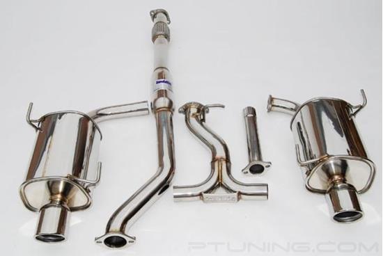 Picture of Q300 Stainless Steel Dual Cat-Back Exhaust System with Split Rear Exit