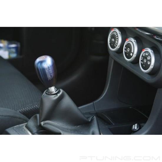 Picture of Manual Original Billet 6-Speed Pattern Torch Blue Shift Knob