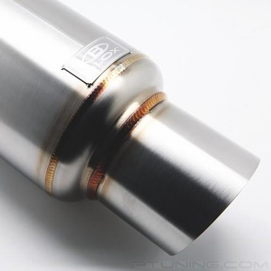 Picture of Mini Race Stainless Steel Mini Race Exhaust Muffler (3" ID, 4" OD, 9.75" Length)