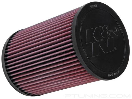 Picture of E Series Round Red Air Filter (3.438" ID x 5.813" OD x 8.625" H)