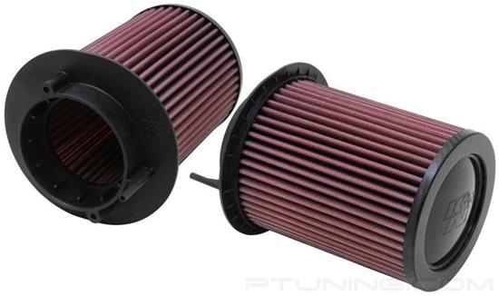 Picture of E Series Unique Red Air Filter (6.625" H)