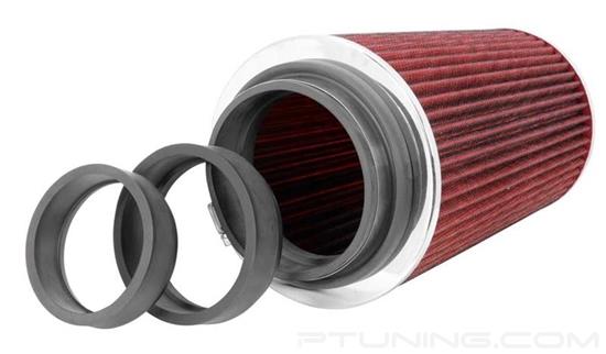 Picture of Round Tapered Red Air Filter (4" F x 6" B x 4.75" T x 9.5" H)