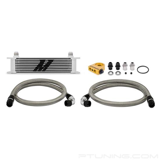 Picture of Oil Cooler Kit - Silver (10 Row, Thermostatic)