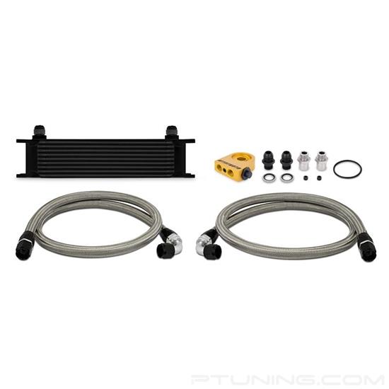 Picture of Oil Cooler Kit - Black (10 Row, Thermostatic)