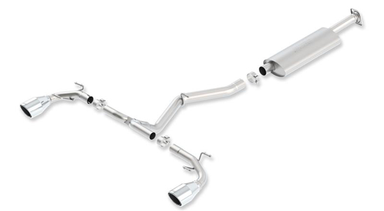 Picture of S-Type Stainless Steel Cat-Back Exhaust System with Split Rear Exit
