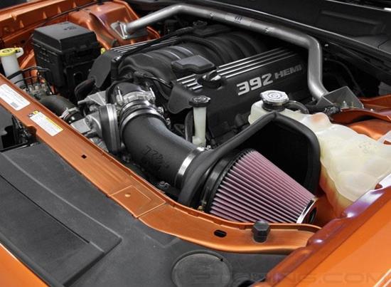 Picture of AirCharger Black Composite Cold Air Intake System with Red Filter