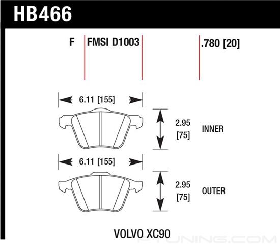 Picture of Light Truck and SUV Rear Brake Pads