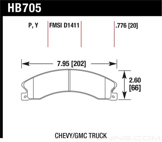Picture of Light Truck and SUV Front Brake Pads