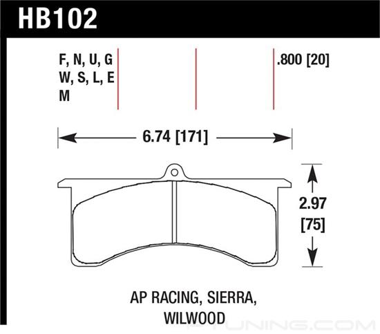 Picture of High Performance Street Brake Pads