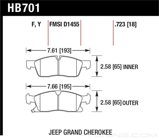 Picture of High Performance Street Front Brake Pads