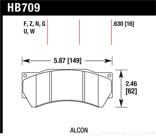 Picture of High Performance Street Brake Pads