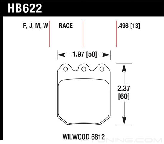 Picture of Motorsports Performance DTC-30 Compound Brake Pads