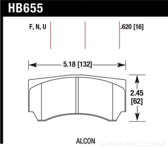 Picture of High Performance Street Brake Pads