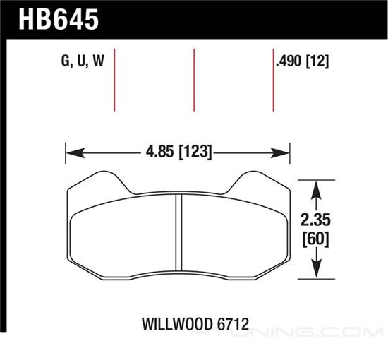 Picture of Motorsports Performance DTC-30 Compound Brake Pads