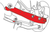 Picture of Rear Adjustable Control Arm and Toe Cam Bolt