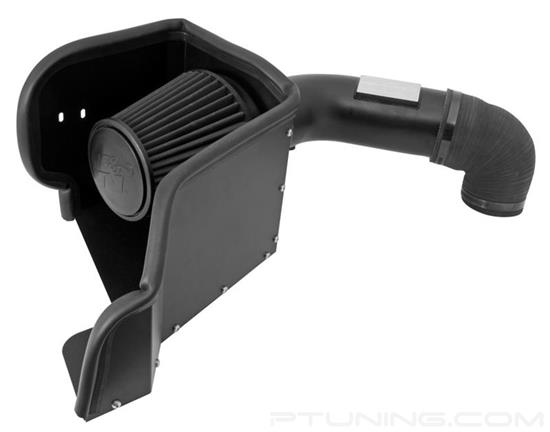 Picture of Blackhawk Induction Aluminum Black Powder Coated Cold Air Intake System with Black Filter