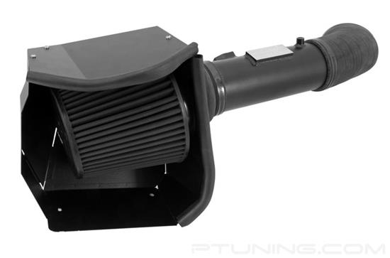 Picture of Blackhawk Induction Aluminum Black Powder Coated Cold Air Intake System with Black Filter