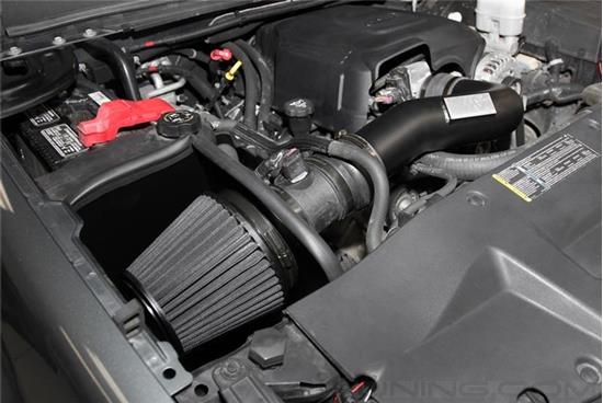 Picture of Blackhawk Induction Aluminum Black Powder Coated Cold Air Intake System with Black Filter