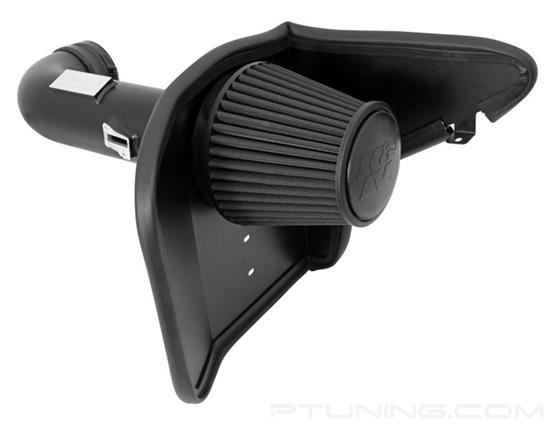 Picture of Blackhawk Induction Aluminum Black Powder Coated Cold Air Intake System with Black Filter