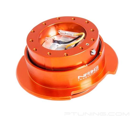 Picture of Gen 2.5 Quick Release Hub with Finger Grooves - Orange Body / Titanium Chrome Ring