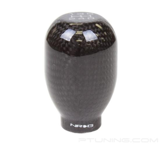 Picture of Universal Weighted Shift Knob 42mm - Black Carbon Fiber (5 Speed)