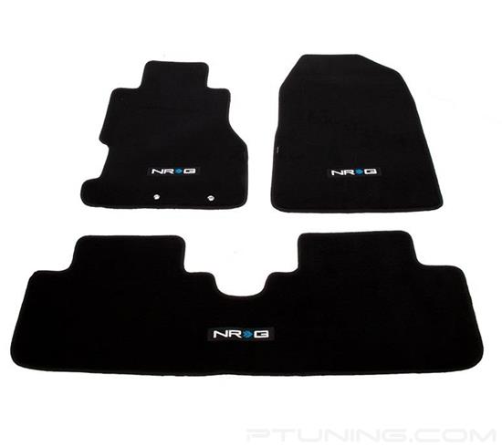 Picture of Floor Mats with NRG Logo - Black (3 Piece)