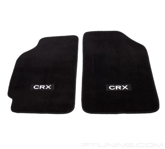 Picture of Floor Mats with CRX Logo - Black (2 Piece)