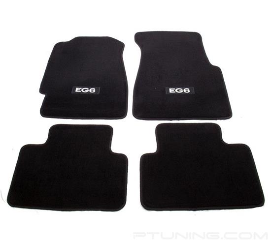 Picture of Floor Mats with EG6 Logo - Black (4 Piece)