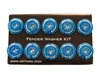 Picture of Fender Washer Kit with Color Matched M6 Bolt Rivets for Plastic - Blue (Set of 10)