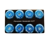 Picture of Fender Washer Kit with Color Matched M8 Bolt Rivets for Plastic - Blue (Set of 8)