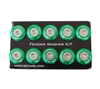Picture of Fender Washer Kit with Rivets for Plastic - Green (Set of 10)