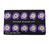 Picture of Fender Washer Kit with Rivets for Plastic - Purple (Set of 10)
