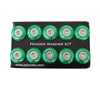 Picture of Fender Washer Kit with Rivets for Metal - Green (Set of 10)