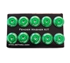 Picture of Fender Washer Kit with Color Matched M6 Bolt Rivets for Plastic - Green (Set of 10)